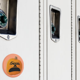Imán Jack o' Lantern Cara infeliz, calabaza de Hallowee