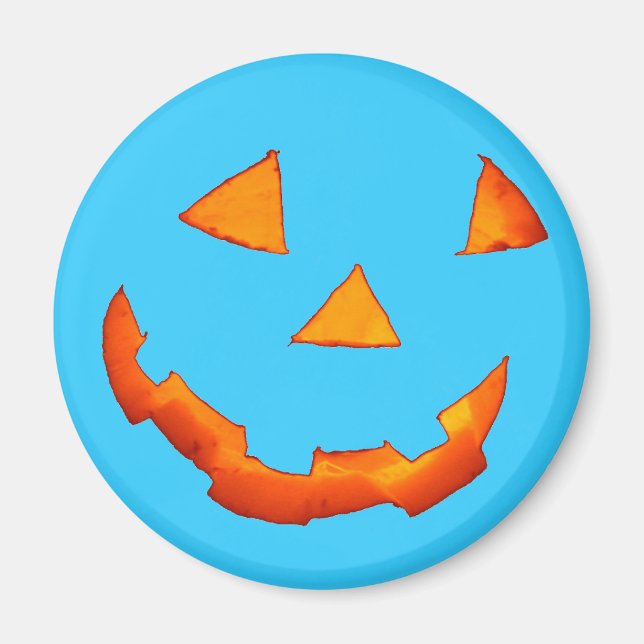 Imán Jack-o'-Lantern Face Magnet (Frente)
