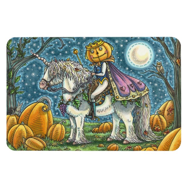 IMÁN JACK O LANTERN PRINCE EN SU MAGIC UNICORN (Horizontal)