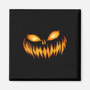 Imán Jack O Lantern Scary Cared de calabaza tallada Hal