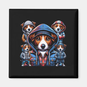 Imán Jack Russel Gangster Dogs
