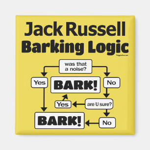 Imán Jack Russell Terrier Barking Logic