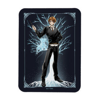 Imán Jack Russell Terrier Patronus de Anime Ron Weasley