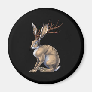 Imán Jackalope Cryptid Animal