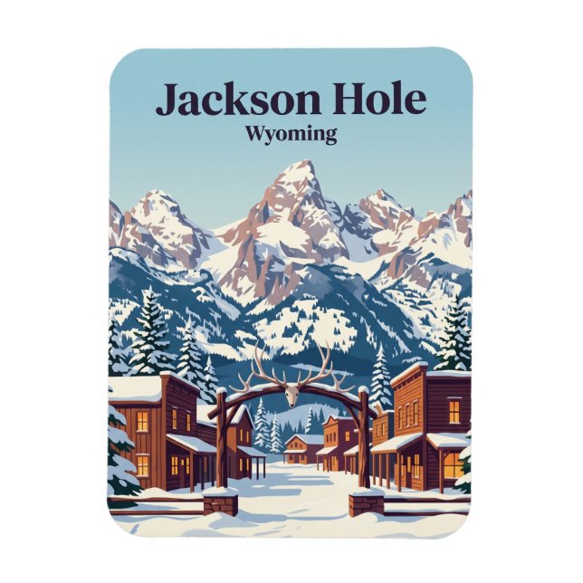 Imán Jackson Hole EE. UU. (Vertical)
