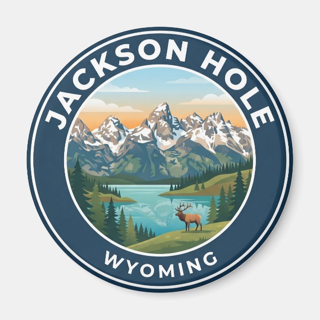 Imán Jackson Hole EE. UU. (Frente)