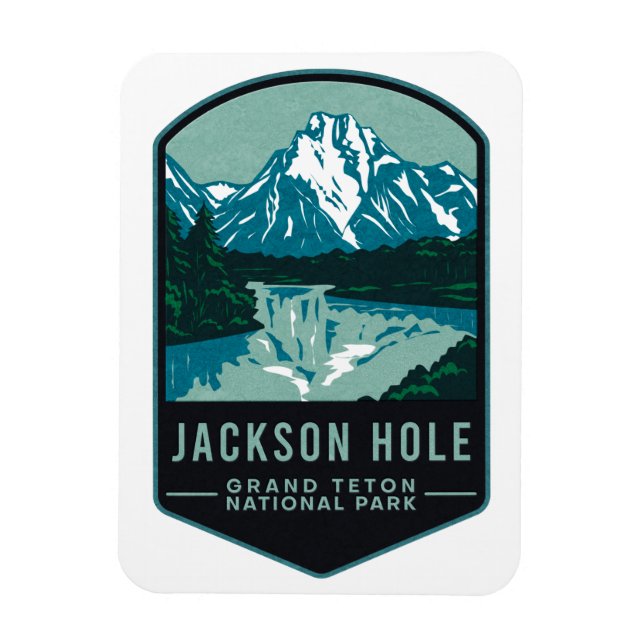 Imán Jackson Hole Grand Teton National Park (Vertical)