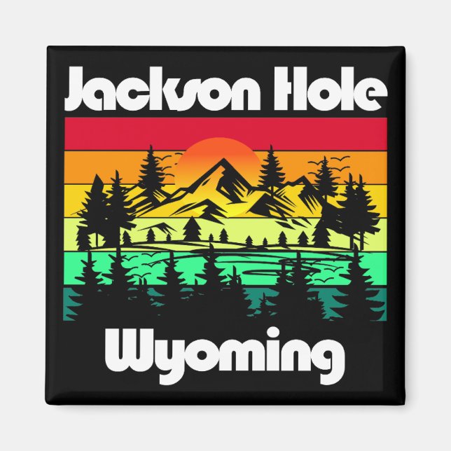 Imán Jackson Hole Wyoming (Frente)
