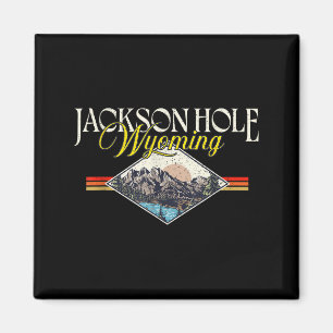 Imán Jackson Hole Wyoming Grandes Montañas Teton Antigu