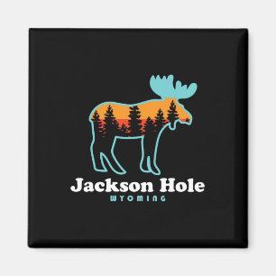 Imán Jackson Hole Wyoming Montes Moose Grandes Tetones