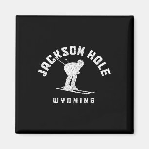 Imán Jackson Hole Wyoming Ski Winter Sports Ski Skie