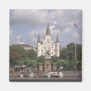 Imán Jackson New Orleans cuadrada