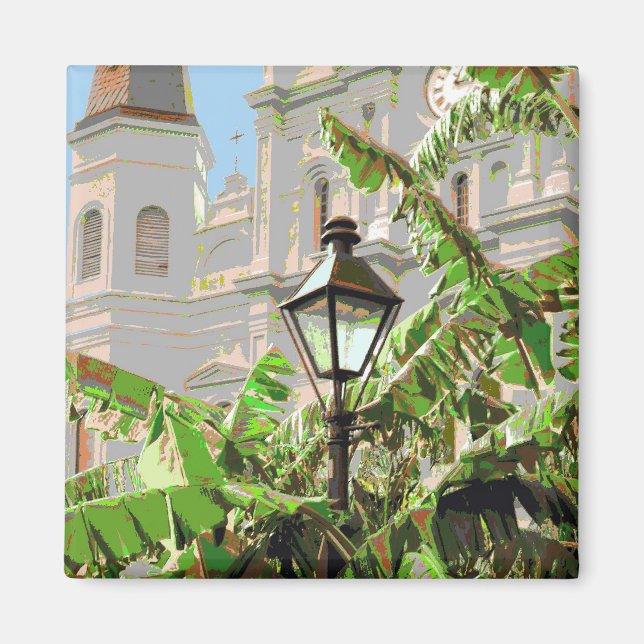 Imán Jackson Square Lamp Post (Frente)