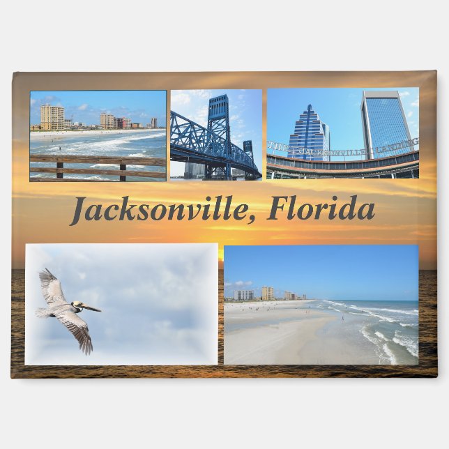 Imán Jacksonville, Florida (Anverso)