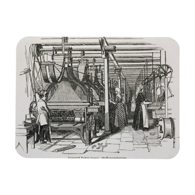 Imán Jacquard Power Looms (grabación) (Horizontal)