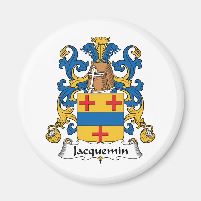 Imán Jacquemin Family Crest (Frente)