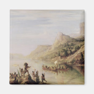 Imán Jacques Cartier que descubre el St. Lorenzo