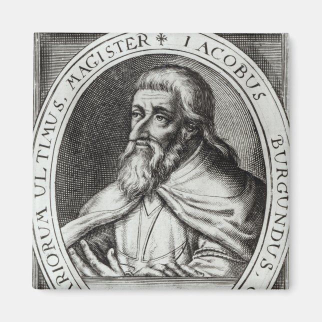 Imán Jacques de Molay Maestro de Caballeros Templarios (Frente)