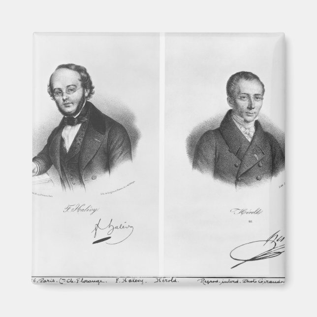 Imán Jacques Fromental Halevy y Ferdinand Herold (Frente)
