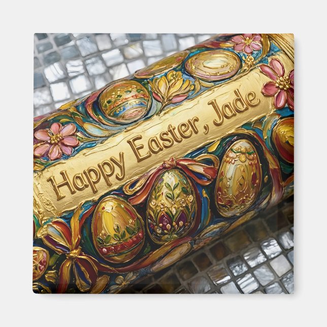 Imán JADE ~ EASTER Egg Scroll ~ (Frente)