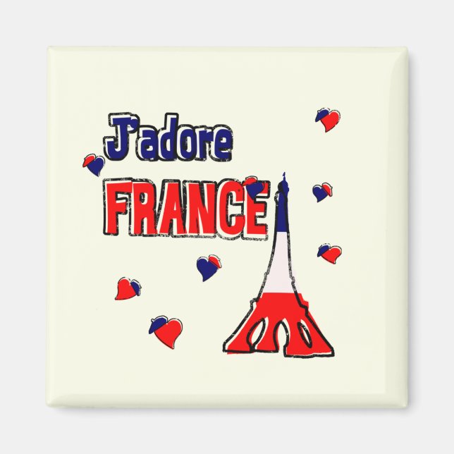 Imán J'Adore France (Frente)