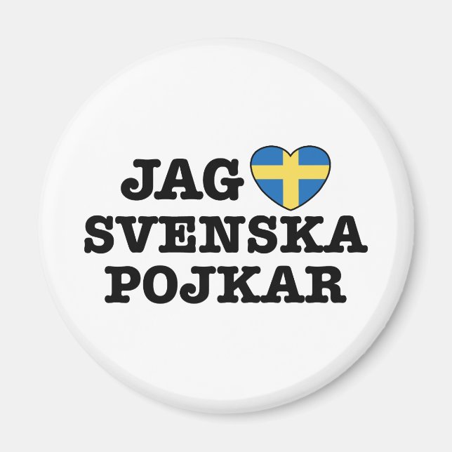 Imán Jag Svenska Pojkar (Frente)