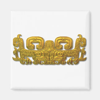 Imán Jaguar maya - oro