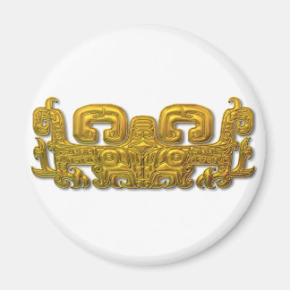Imán Jaguar maya - oro