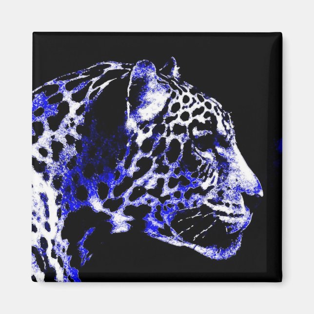 Imán Jaguar nocturno (Frente)