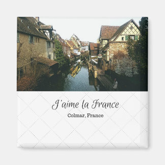 Imán J'aime la France Magnet - Colmar, Francia