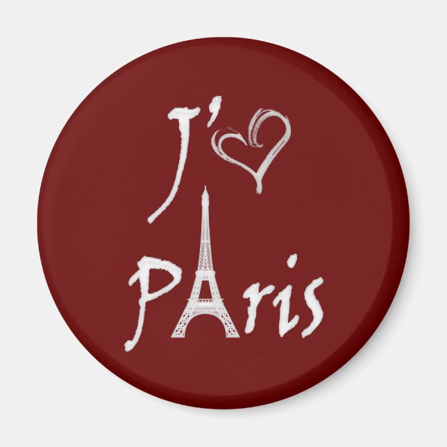 Imán j'aime Paris (Frente)