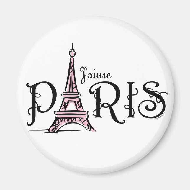 Imán J'aime Paris Magnet (Frente)