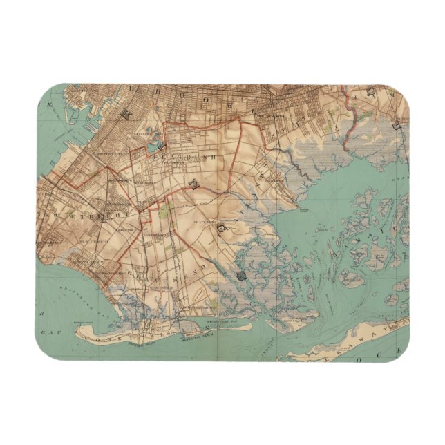 Imán Jamaica Bay y Brooklyn (Horizontal)