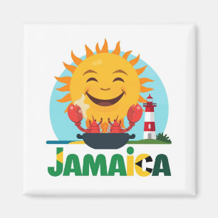 Imán Jamaica feliz