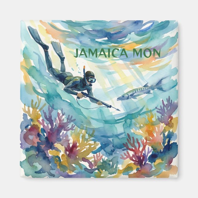 Imán Jamaica feliz (Frente)