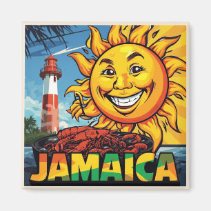 Imán Jamaica feliz