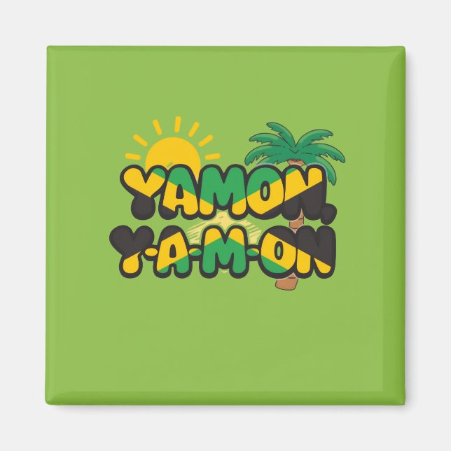 Imán jamaica ñame (Frente)