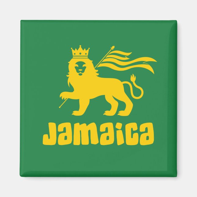Imán Jamaica Rasta León   (Frente)