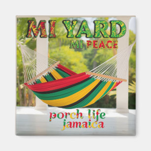 Imán jamaicano Mi patio Mi paz