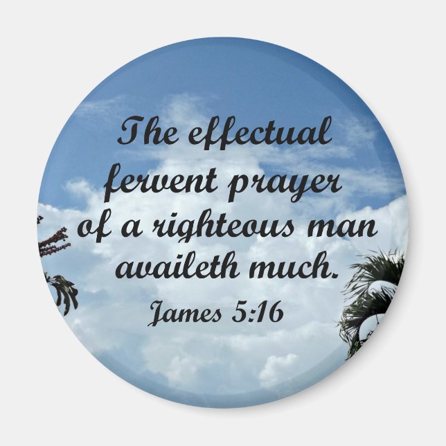 Imán James 5:16 La verdadera oración ferviente de (Frente)