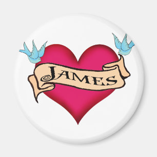 Imán James - camisetas y regalos de encargo del tatuaje