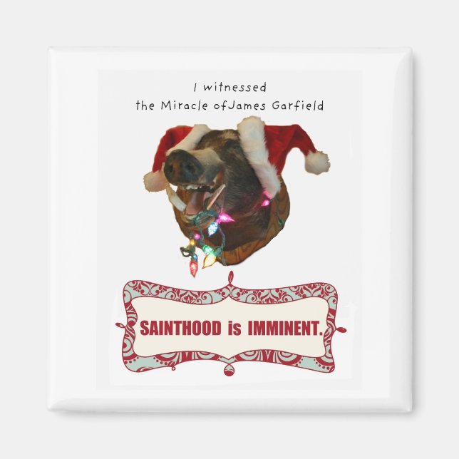 Imán James Garfield para Sainthood (Frente)