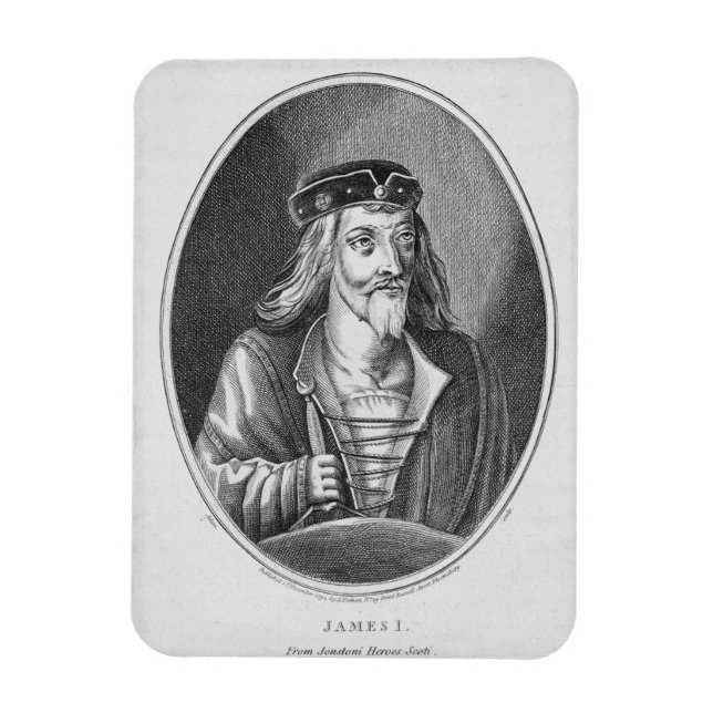 Imán James I (1394-1437), Rey de Escocia, de Johnst (Vertical)