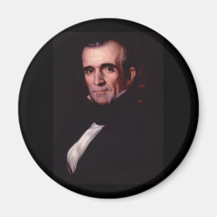 Imán James K. Polk 11º presidente de Estados Unidos