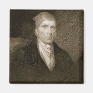 Imán James Madison envejeció 82, grabado por Thomas B.