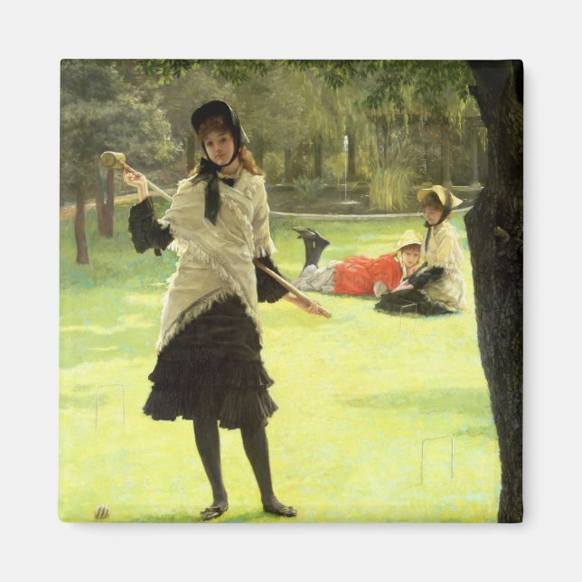 Imán James Tissot | Croquet, c.1878 (Frente)