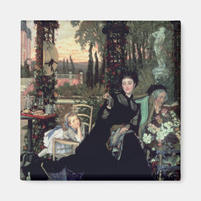 Imán James Tissot | La viuda, 1868 (Frente)