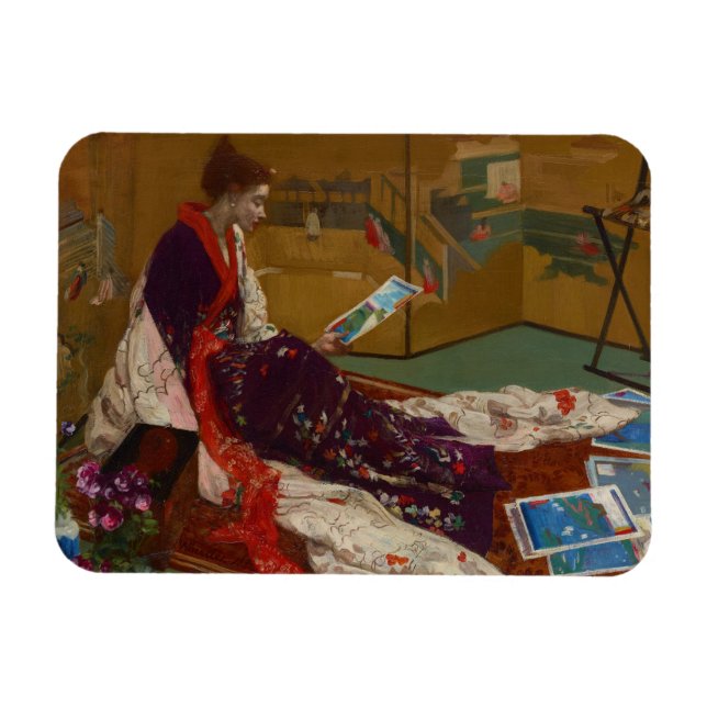 Imán James Whistler - Caprice in Purple and Gold (Horizontal)