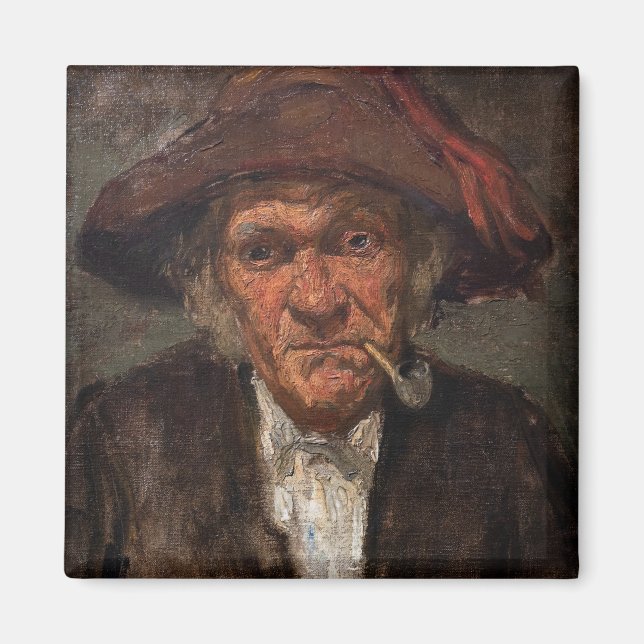 Imán James Whistler - Hombre fumando una cuerda (Frente)