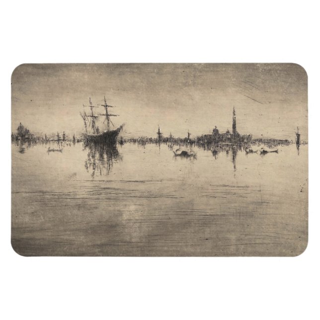 Imán James Whistler - Nocturne, de Venecia (Horizontal)